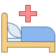 A therapist treating a patient at home